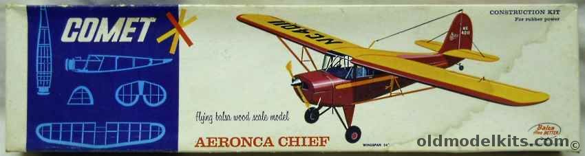 Comet Aeronca Chief - 54 inch Wingspan for R/C for Free Flight, 3506 plastic model kit